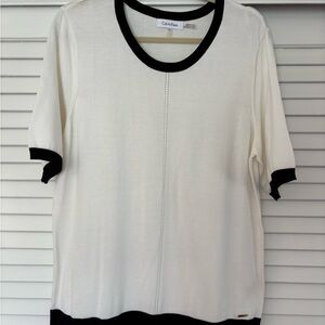 Calvin Klein Short Sleeve Sweater